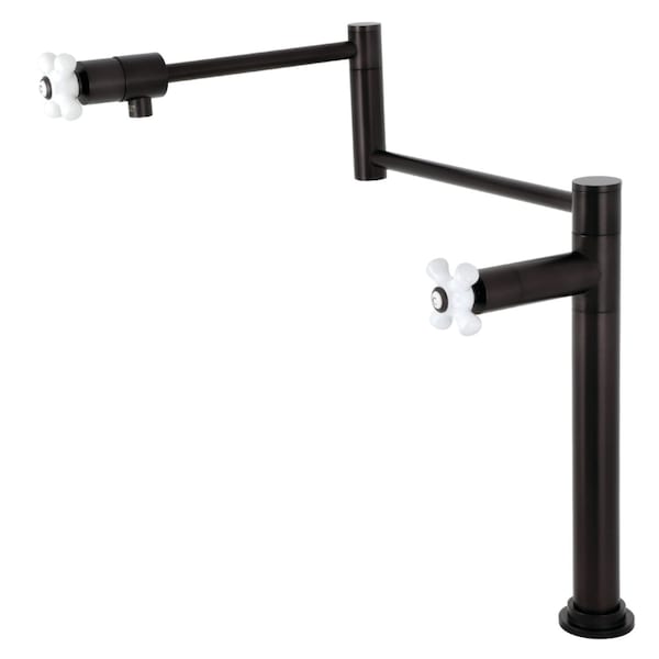 Deck Mount Pot Filler, Oil Rubbed Bronze